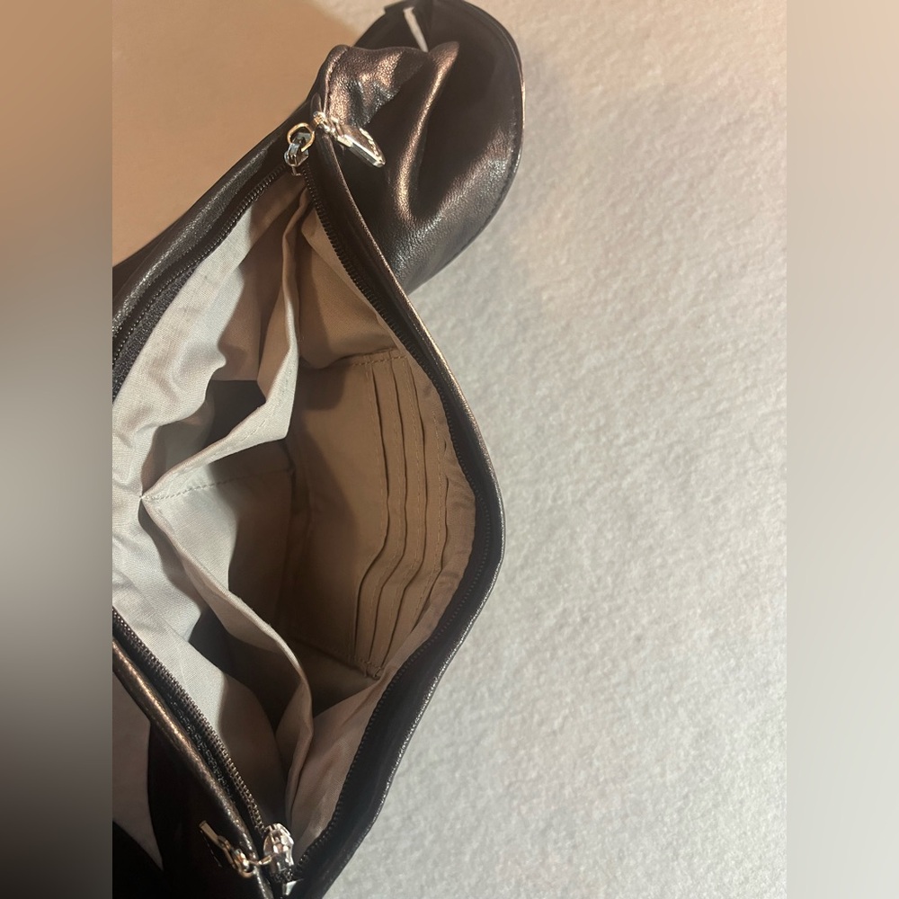 Black Leather Sash Bag - Picture 7 of 13